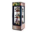 True Refrigeration G4SM-23FC COP 27.5-in Floral Merchandiser w/ Hinged Glass Door, Copper