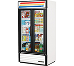 True Refrigeration GDM-35 WHT 39.5-in Refrigerated Merchandiser w/ 2-Glass Hinged Doors, White