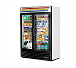 True GDM-49RF WHT 54.13-in Radius Front Merchandiser w/ 2-Glass Hinged Doors, White