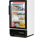 True Refrigeration GDM-8 WHT 24.88-in Refrigerated Merchandiser w/ Glass Hinged Door, White