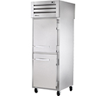True STR1RPT-2HS-1S 31.5-in Pass-Thru Refrigerator w/ 2-Half Front & Rear Solid Doors, All Stainless