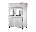True Refrigeration STG2RPT-2HG2HS2G Digital Pass-Thru Refrigerator, 4-Half/2-Full Glass Doors, 6-Shelf