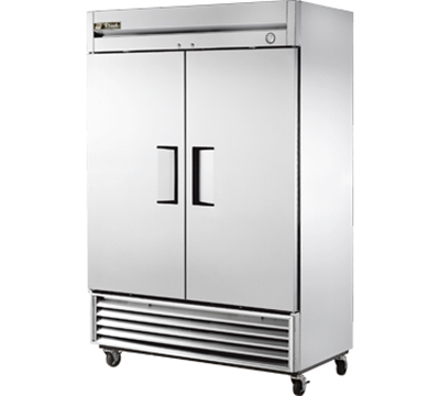 True T-49F 54" Reach-In Freezer - 2-Solid Doors, Stainless/Aluminum