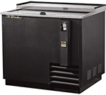 True Refrigeration TD-36-12 36.75-in Flat Top Bottle Cooler w/ (14.5-case) 12-oz Can Capacity, Black