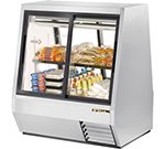 True Refrigeration TDBD-48-4 48.13-in Pass-Thru Double Duty Deli Case w/ 2-Front & 2-Rear Glass Doors