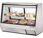 True Refrigeration TDBD-72-2 72.13-in See-Thru Double Duty Deli Case w/ Glass Front & 2-Rear Doors