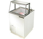 True Refrigeration TDC-27 26.25-in Dipping Cabinet w/ (4) 3-gal Display Can Capacity & Canopy, White