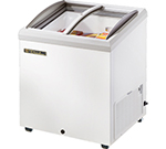 True TFM-29AL WHT 29.88-in Horizontal Freezer w/ 2-Angled Sliding Lids & Locks, White