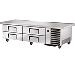 True Refrigeration TRCB-79-86 79.25-in Refrigerated Chef Base w/ 4-Drawers & 86.25-in Top