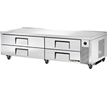 True Refrigeration TRCB-82 82.38-in Refrigerated Chef Base w/ 4-Drawers