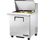 True Refrigeration TSSU-27-12M-C 27.63-in Mega Top Sandwich Unit w/ (12) 1/6-Pan Capacity