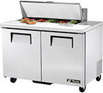 True TSSU-48-10 48.38-in Sandwich Unit w/ (10) 1/6-Pan Capacity & 2-Full Doors