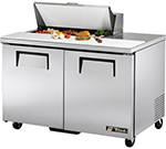 True Refrigeration TSSU-48-8 48.38-in Sandwich Unit w/ (8) 1/6-Pan Capacity & 2-Full Doors