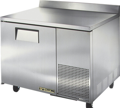 True Refrigeration TWT-44-HD 44.5-in Deep Work Top Refrigerator w/ Solid Door, All Stainless