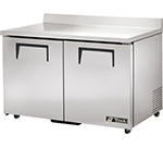 True Refrigeration TWT-48-ADA 48.38-in Work Top Refrigerator w/ 2-Solid Doors, Stainless Exterior, ADA