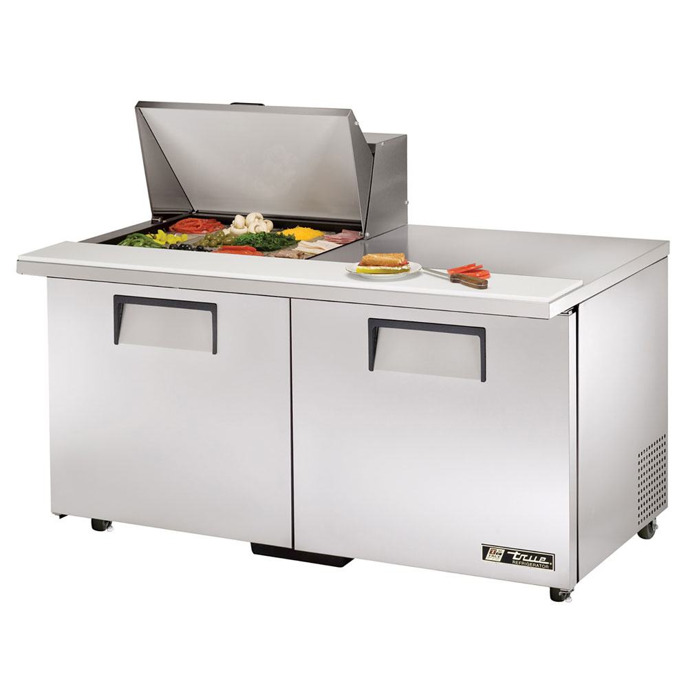 True TSSU-60-12M-BADA 60.38" Sandwich/Salad Prep Table w/ Refrigerated Base, 115v