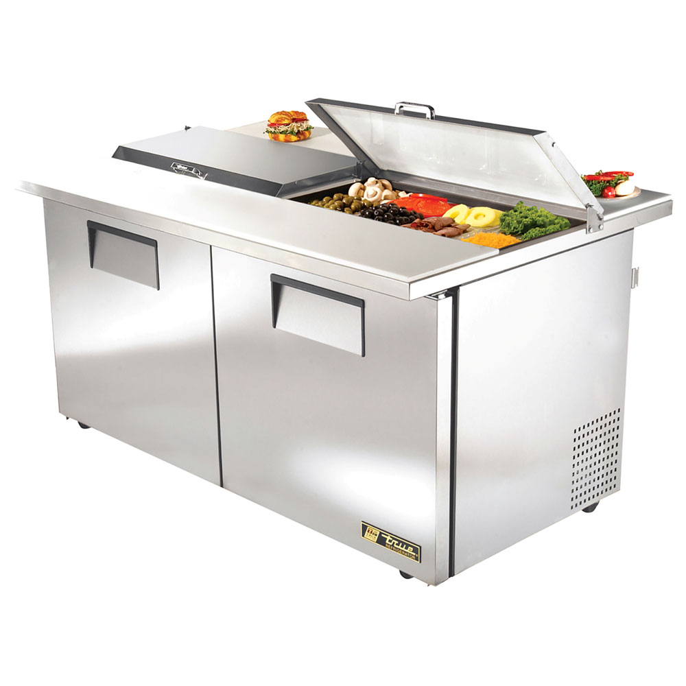 True TSSU-6016DSSTADA 60.38" Sandwich/Salad Prep Table w/ Refrigerated Base, 115v