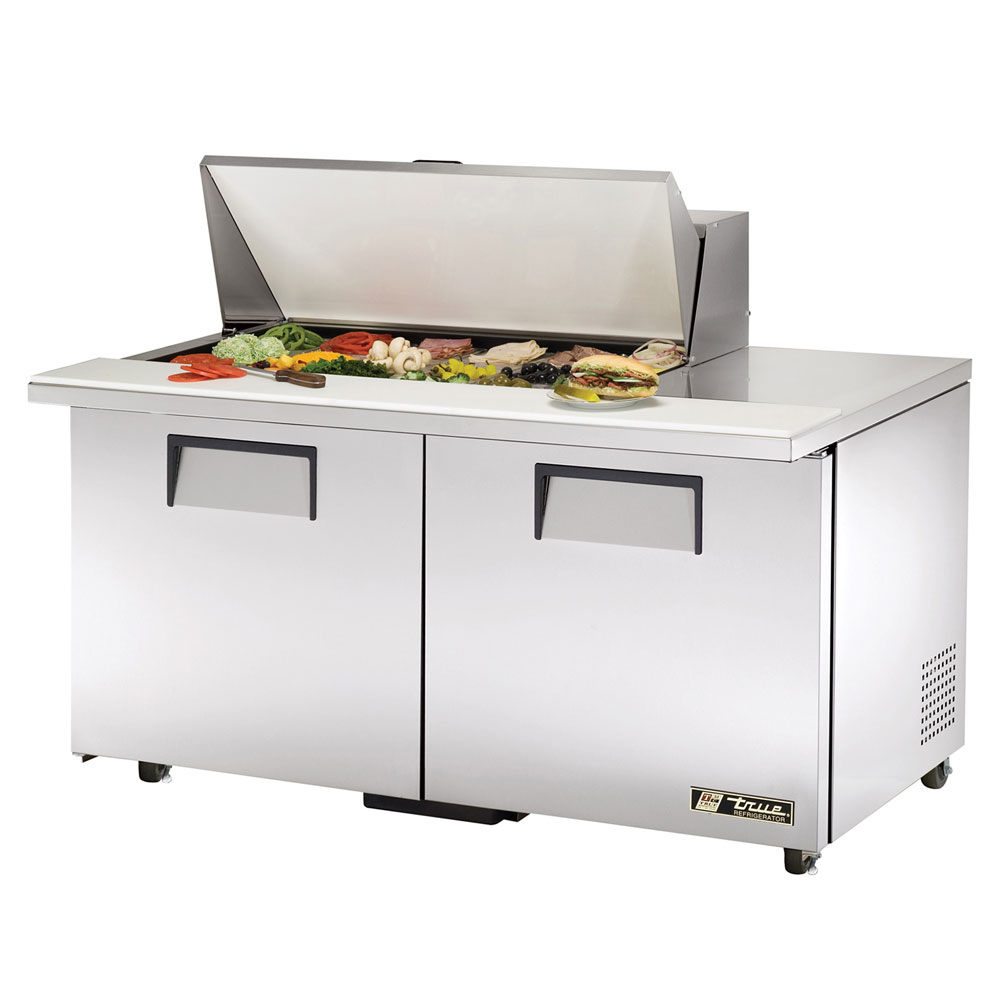 True TSSU-60-18M-BADA 60.38" Sandwich/Salad Prep Table w/ Refrigerated Base, 115v