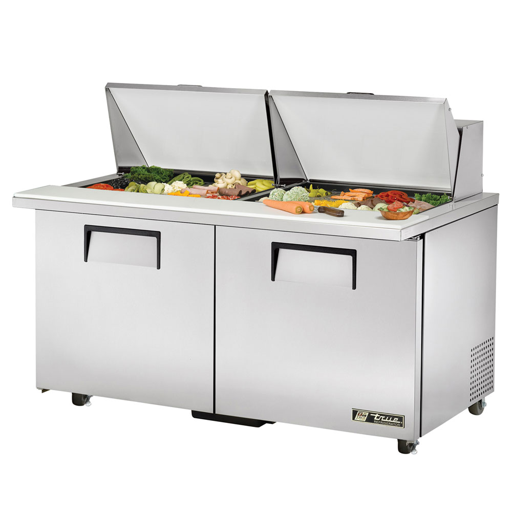 True TSSU-6024MBSTADA 60.38" Sandwich/Salad Prep Table w/ Refrigerated Base, 115v