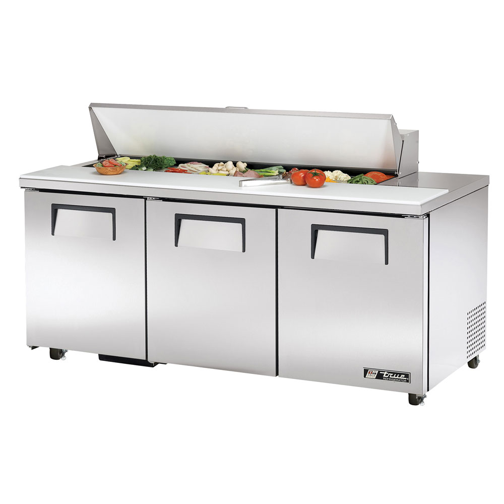 True TSSU-72-16-ADA 72.38" Sandwich/Salad Prep Table w/ Refrigerated Base, 115v