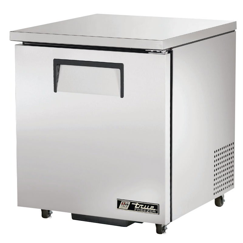 True TUC-27F-LHADA 27" Undercounter Freezer - 1-Left Hinged Solid Door, Aluminum/Stainless, ADA