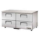 True TUC-60D-4-ADA 15.5-cu ft Undercounter Refrigerator w/ (2) Sections & (4) Drawers, 115v