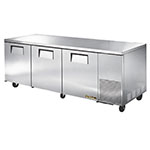 True TUC-93-HD 30.9-cu ft Undercounter Refrigerator w/ (3) Sections & (3) Doors, 115v