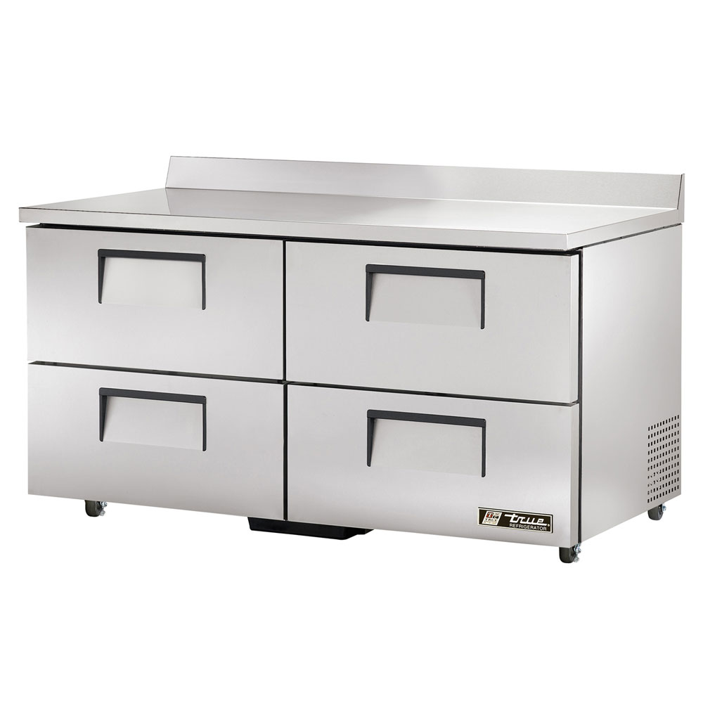 True TWT-60D-4-ADA 60.38" Work Top Refrigerator w/ (2) Sections & (4) Drawers, 115v