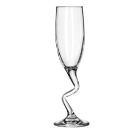 Libbey Glass 37959 Z-Stem Flute Glass, 6-oz