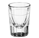 Libbey Glass 5126/A0007 Fluted Shot Glass Lined at 1-oz, 2-oz