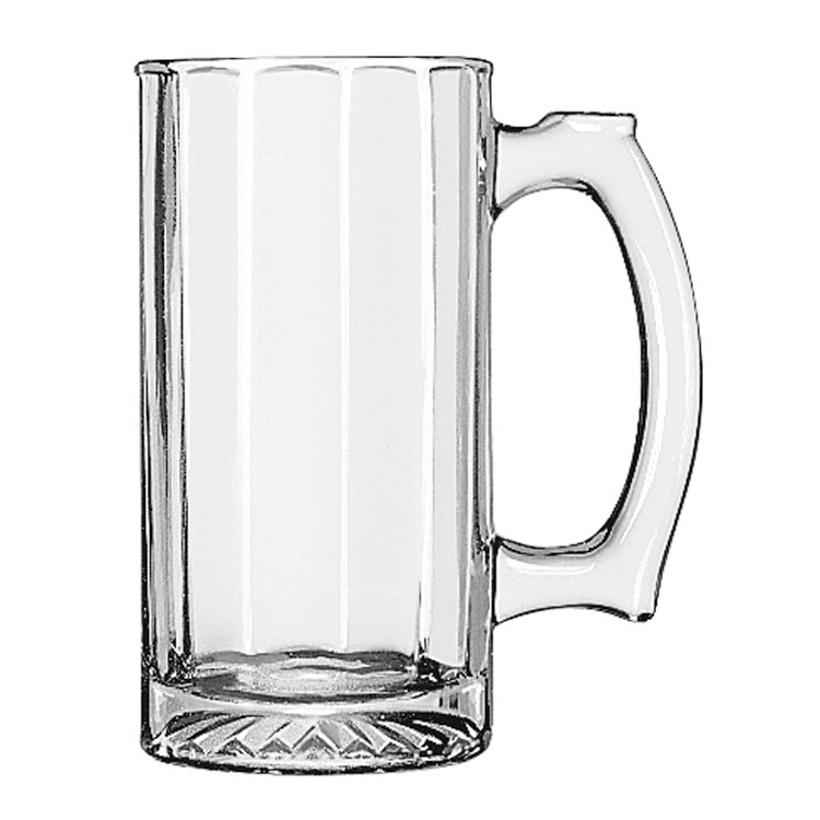 Libbey Glass 52733 Paneled Sport Mug, 12-oz