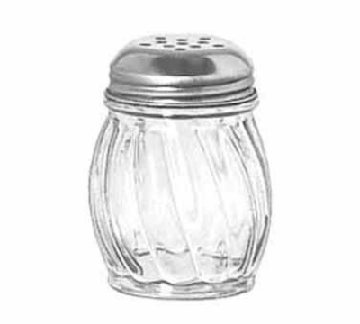 Libbey Glass 70132 Glass Cheese Shaker w/ Stainless Steel Top, 5.75-oz