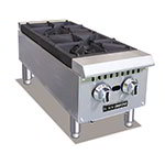 Black Diamond BDCTH-12 2-Burner Hot Plate - Heavy Duty, 50,000 BTU, Stainless, NG