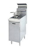 Black Diamond BDGF-120 LP Standing Deep Fryer - 50 lb Capacity, 2-Basket, 120,000 BTU, Stainless, LP