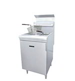 Black Diamond BDGF-150 LP Standing Deep Fryer - 70 lb Capacity, 2-Basket, 150,000 BTU, Stainless, LP