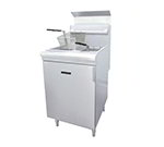Black Diamond BDGF-150 NG Standing Deep Fryer - 70 lb Capacity, 2-Basket, 150,000 BTU, Stainless, NG