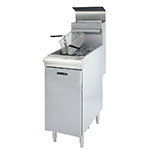 Black Diamond BDGF-90 NG Standing Deep Fryer - 40 lb Capacity, 2-Basket, 90,000 BTU, Stainless, NG
