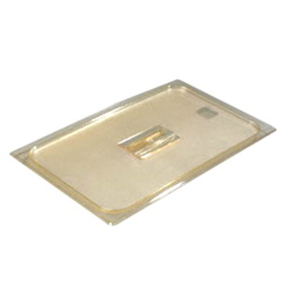 Carlisle Universal Full Size High Heat Food Pan Solid Lid   Amber