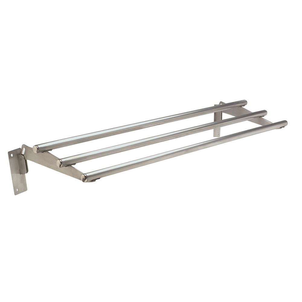 Supreme Metal Triumph Drop Down Tubular Tray Slide, 62.4 in, Stainless