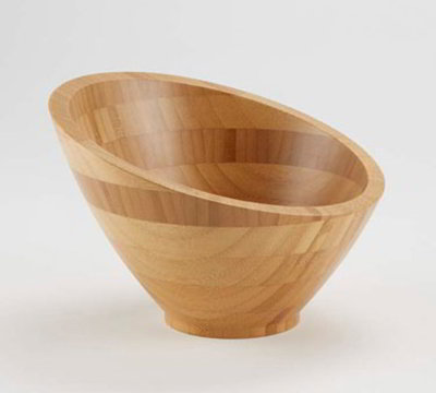 American Metalcraft 8.25 Round Bowl w/ 22 oz Capacity, Bamboo