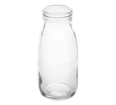 American Metalcraft 16 oz Glass Milk Bottle   Clear