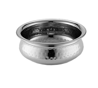 American Metalcraft 16 oz Round Bowl   Hammered Finish Stainless