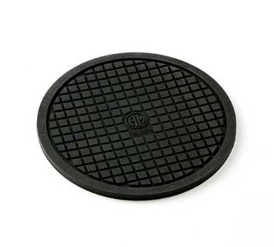 American Metalcraft Scratch & Slip Resistant Trivet, Silicone, Black