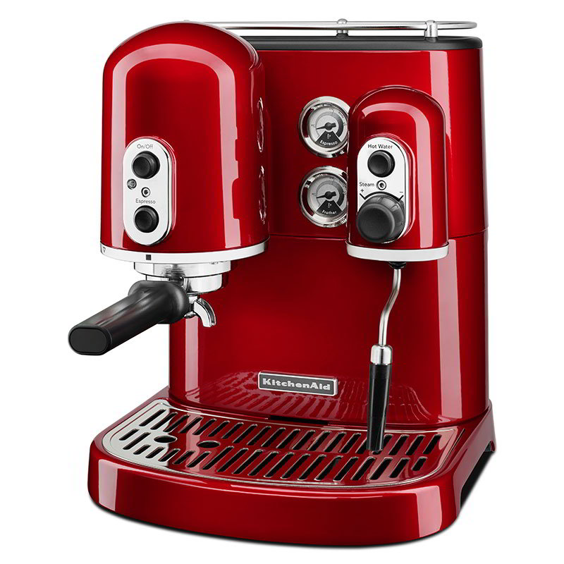 Kitchenaid KES2102CA Pro Line Dual-Boiler Espresso Maker - Candy Apple Red