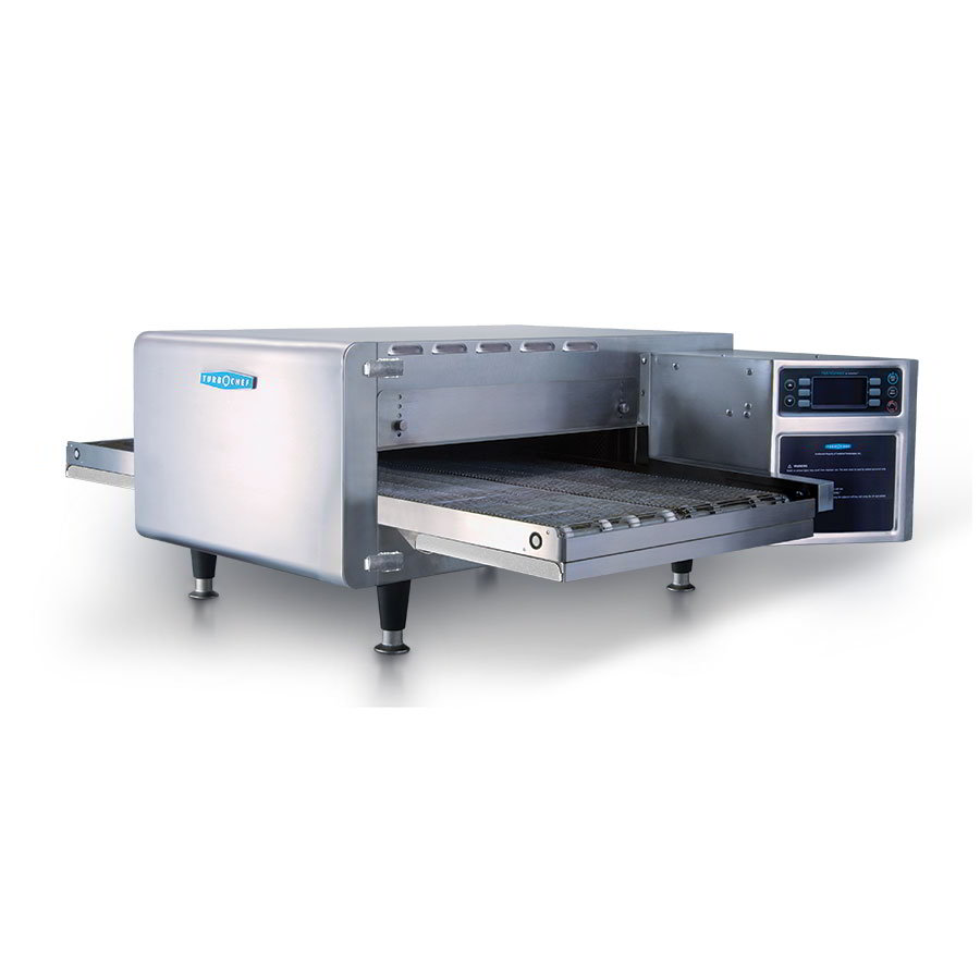 Turbo Chef Countertop Conveyor Oven, 20 in W Belt, Ventless, 208/240/3 ph